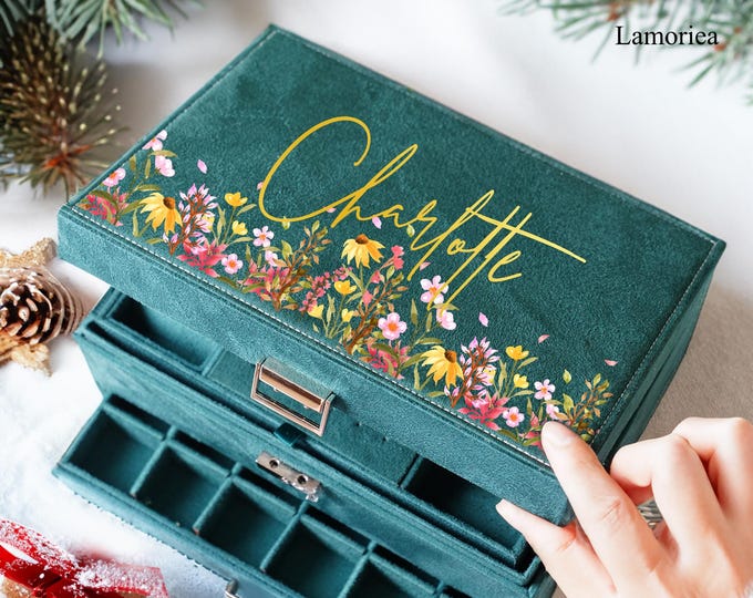 Hand-painted Trinket and Jewelry Boxes