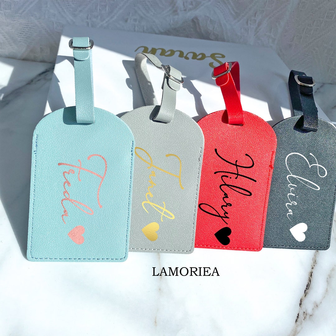 Personalised Luggage Tag, Leather Luggage Tag, Traveler's Gift, Luxury