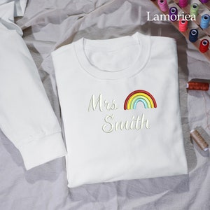 Personalized Embroidered Teacher Sweatshirt, Teacher day gift, Teacher Appreciation Gift For Teacher Gift,School Teacher Shirt
