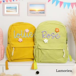 Sac à dos personnalisé pour enfants, cartable avec nom personnalisé, sac à dos pour enfants, sac à dos pour tout-petits, cadeaux de rentrée, cadeau préscolaire, cadeaux pour enfants