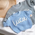 Hand Embroidery Sweaters, Custom Toddler Sweaters, Knit Sweater, Baby Jumper, Gifts for Daughters, Nursery Gifts, Baby Boy Gift, Baby Girl product logo