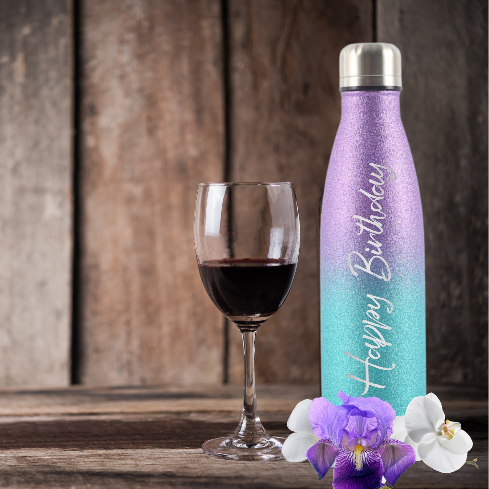 Personalised Birthday Gift Bottle Thermos Bottle Water Etsy