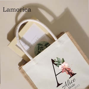 Personalized Bridesmaid Tote Bag Bridesmaid Gift Bag Personalised ...
