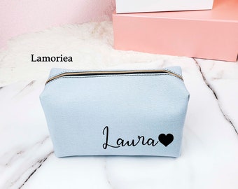 Personalised makeup bag, Monogram makeup bag, Hen Night Make Up Bag Gift,bridesmaid proposal,Christmas Gifts,Thanksgiving gifts