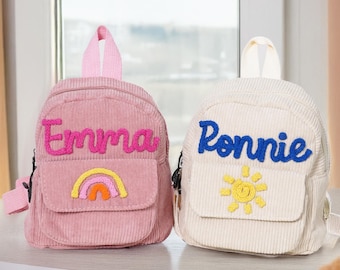 Personalized Mini Toddler Backpack, Kids Mini Bag, Girls Backpack, Baby Backpack, Cute Backpack, Backpack for Kids, Kid Gift, Preschool Gift
