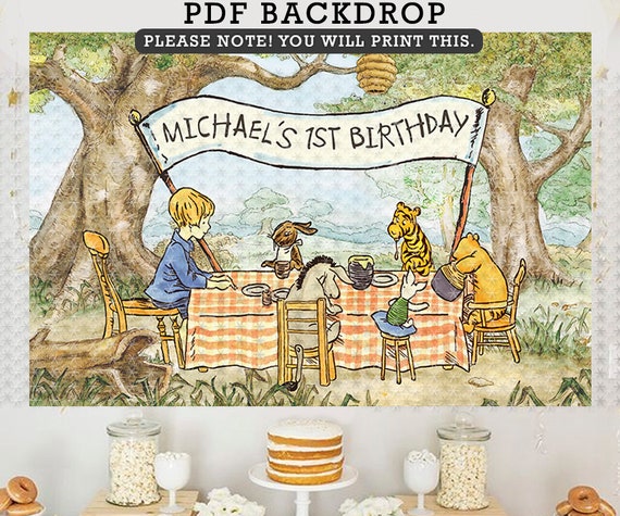 Winnie the pooh birthday cheap party