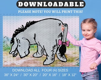 ビッグゲーム - イーヨーのしっぽをピンで留める - ゲーム クラシック