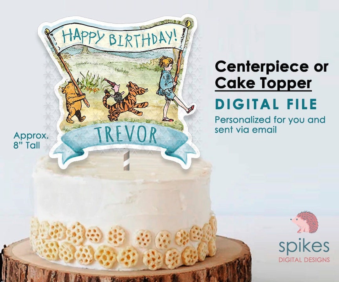 PERSONALIZED Digital Printable for Table Decoration, Centerpiece, Cake ...