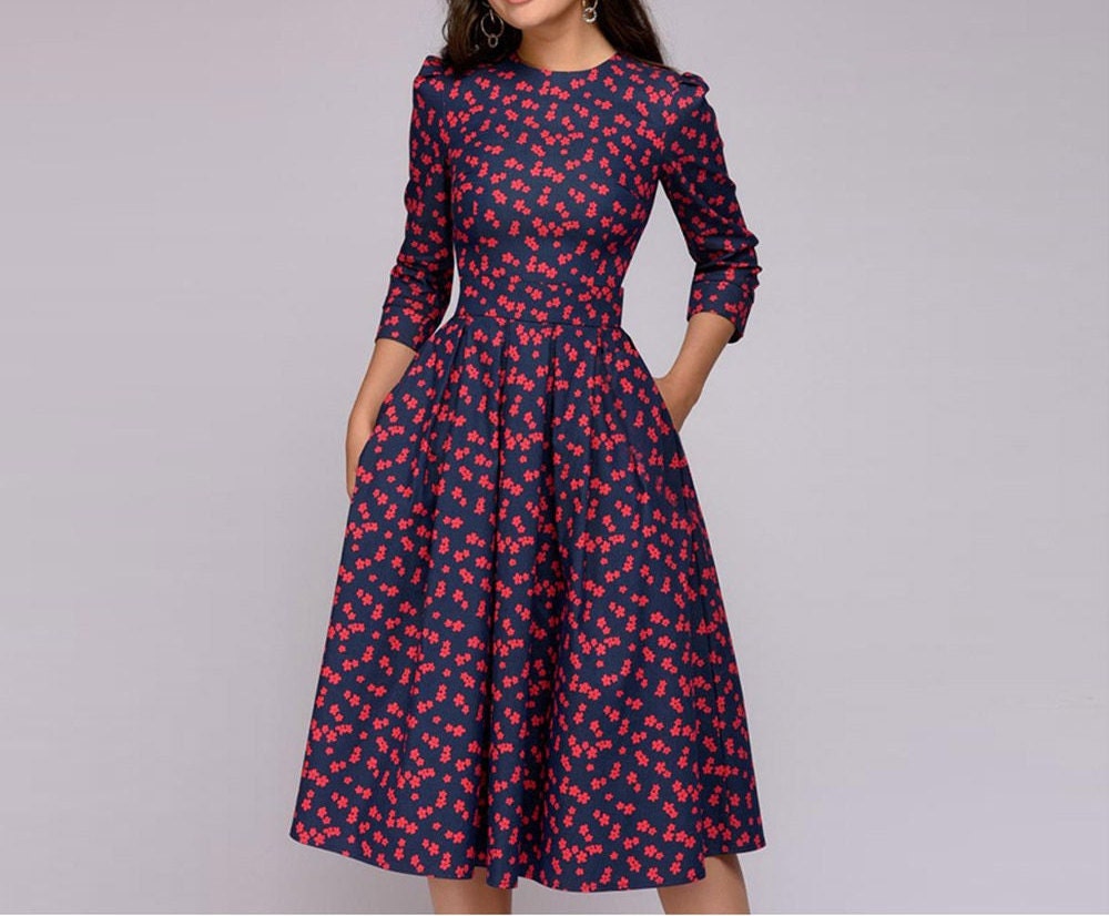 Dresses Women Elegant A Line Dress 