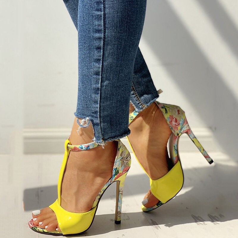 Shoes Women Fashion Thin High Heel Women Sandals | Etsy