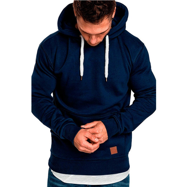 Men's Casual Fashion Hooded Sports Sweater M5XL Etsy