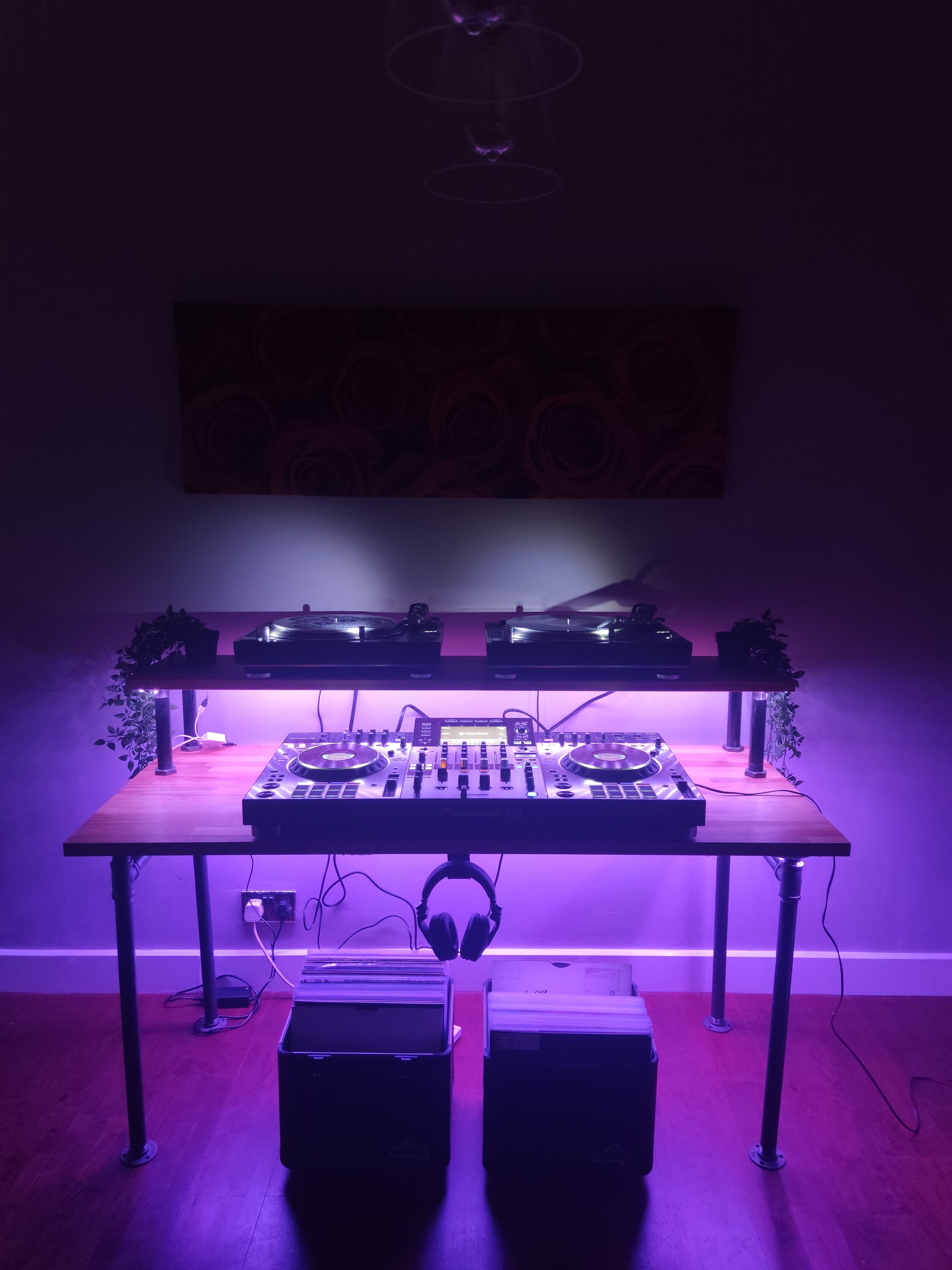 Industrial Rustic Style DJ Desk Etsy