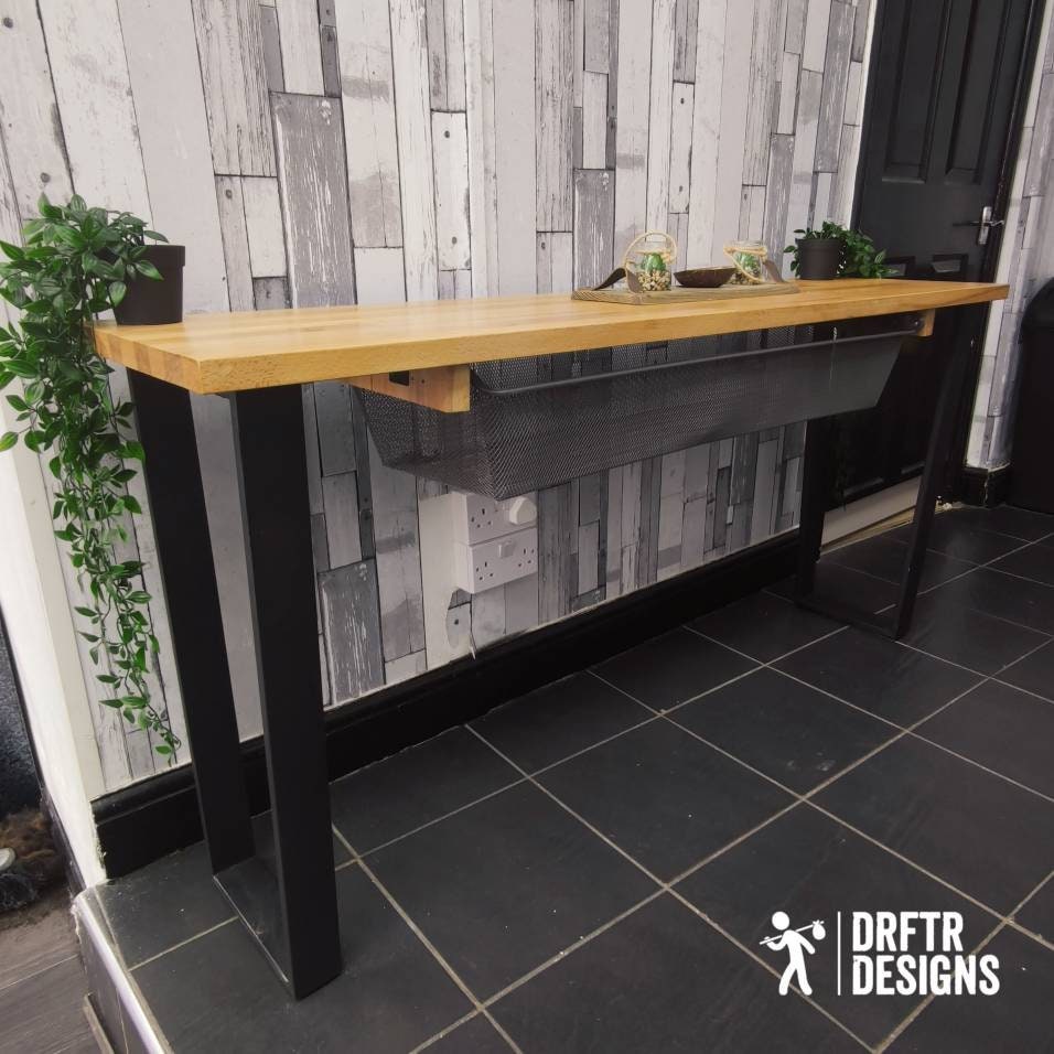 Urban industrial console table deals