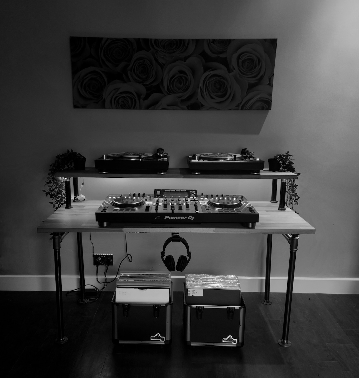 Industrial Rustic Style DJ Desk Etsy UK