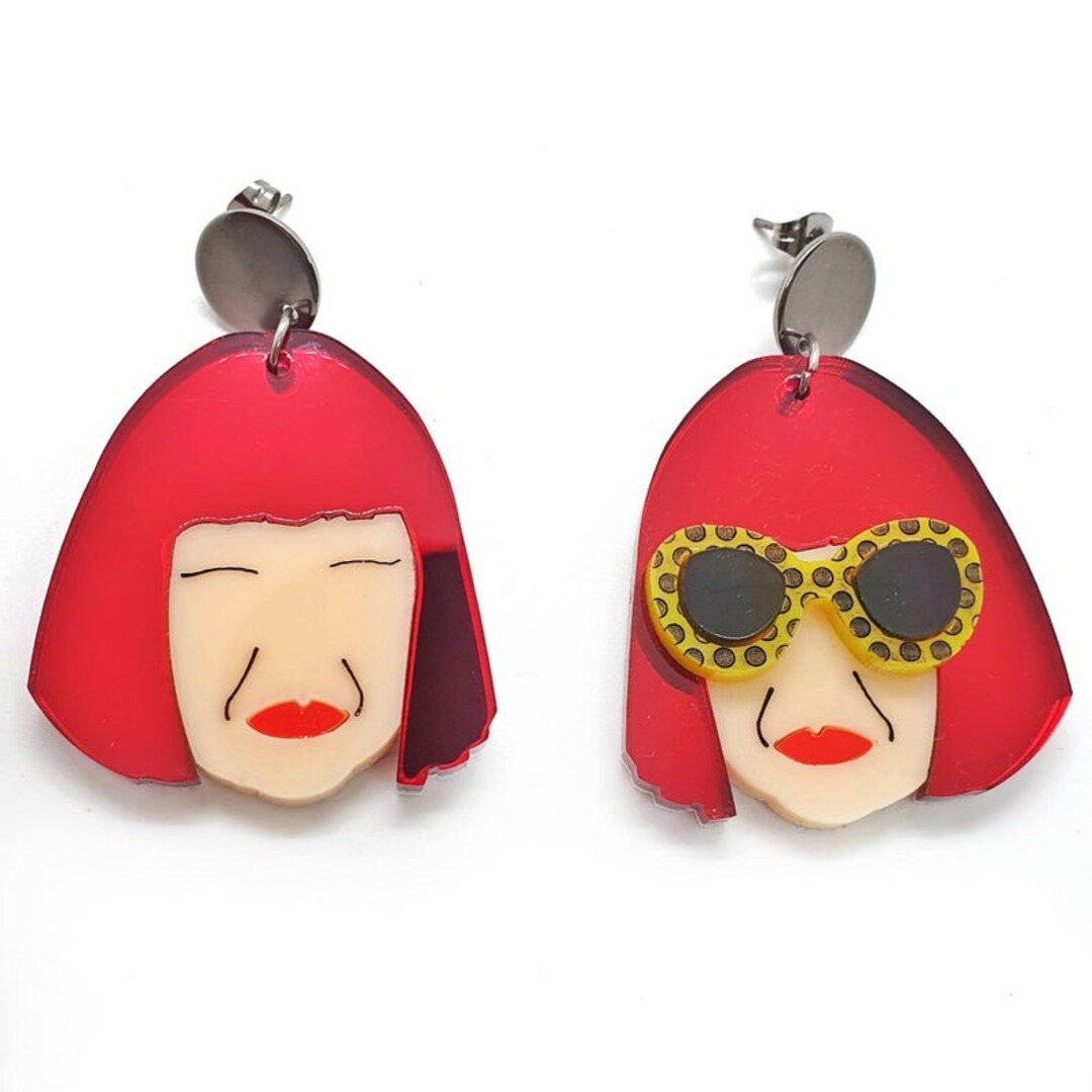 Yayoi Kusama Earrings Etsy