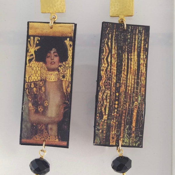Boucles d'oreilles Gustav Klimt