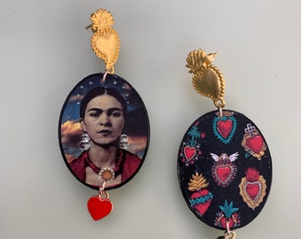 Mexican artist painter earring