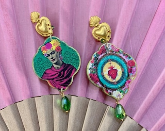 Mexican painter earrings