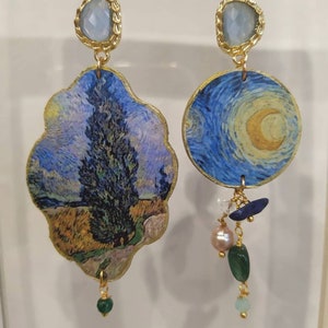 Van Gogh earrings