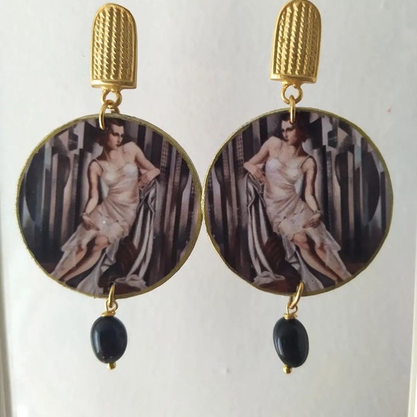 Tamara de Lempicka earrings