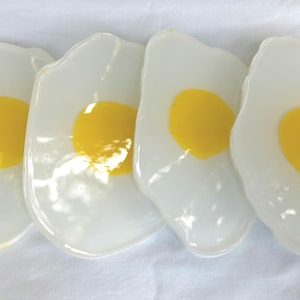 Sunny side up resin coasters