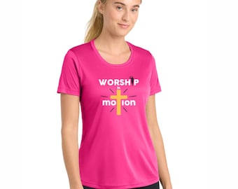 Worship in Motion Women Round Neck