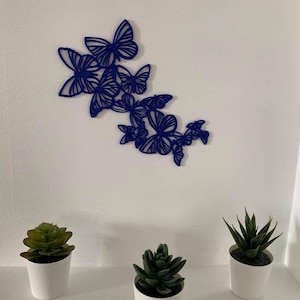 Wanddekoration Schmetterlinge 3D gedruckt