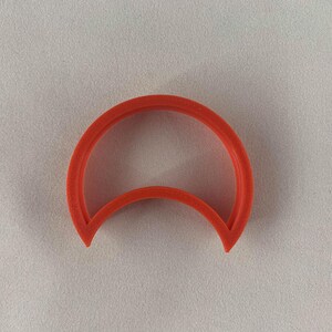3D printed Polymer Moon Clay Cutter - Clay Earring Cutter - Fondant cutter