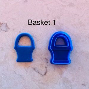 Basket 3D printed Polymer Clay Cutter - Clay Earring Cutter - Fondant cutter