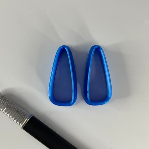 3D printed Polymer Menhir Clay Cutter - Clay Earring Cutter - Fondant cutter