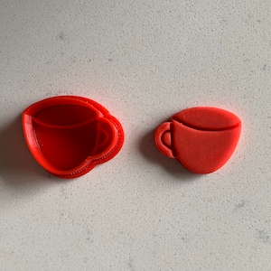 3D printed Polymer Cup Clay Cutter - Clay Earring Cutter - Fondant cutter