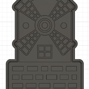 Dutch windmill cookie cutter