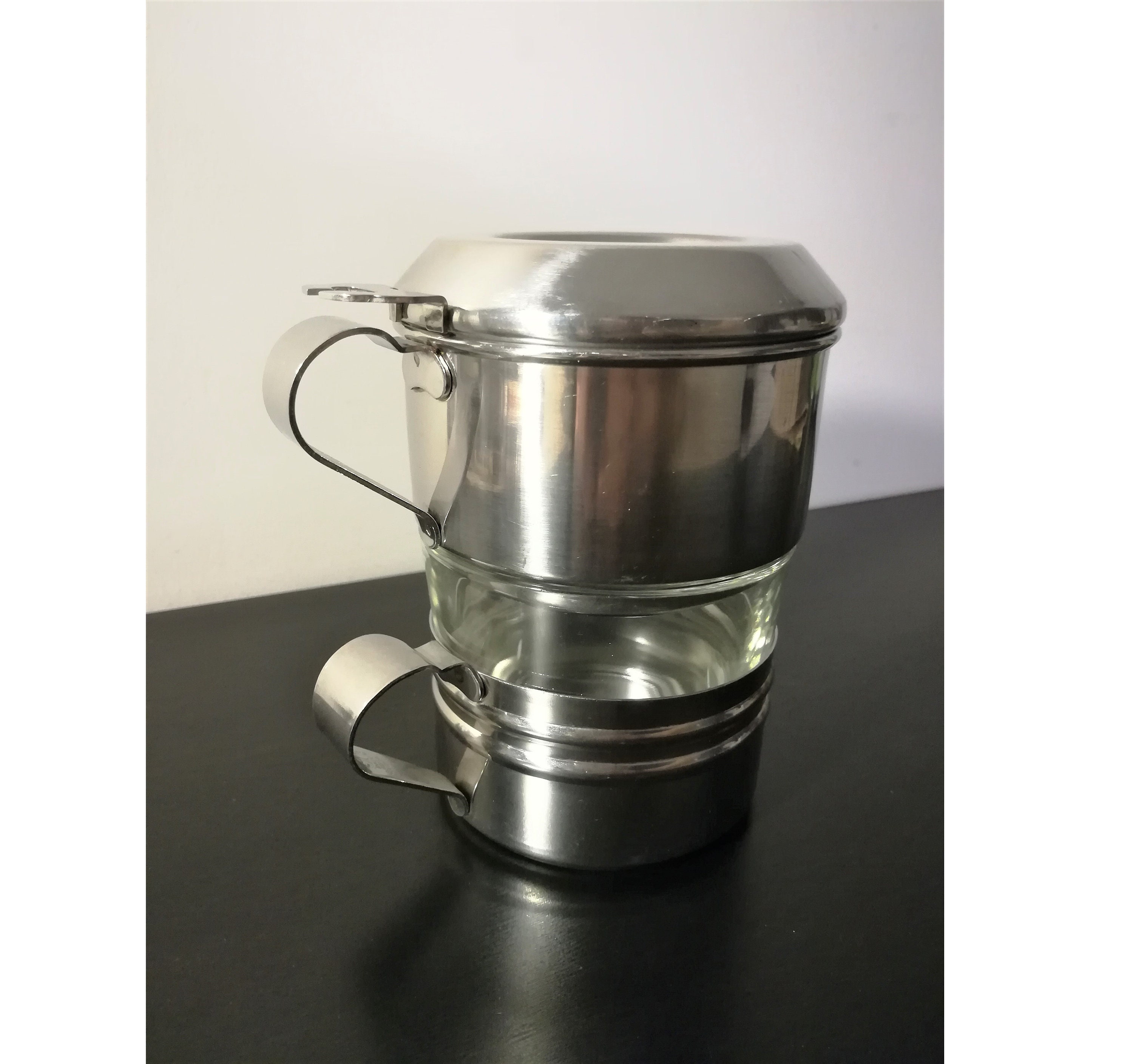 Drip coffee maker single cup stainless steel Dripolator Etsy