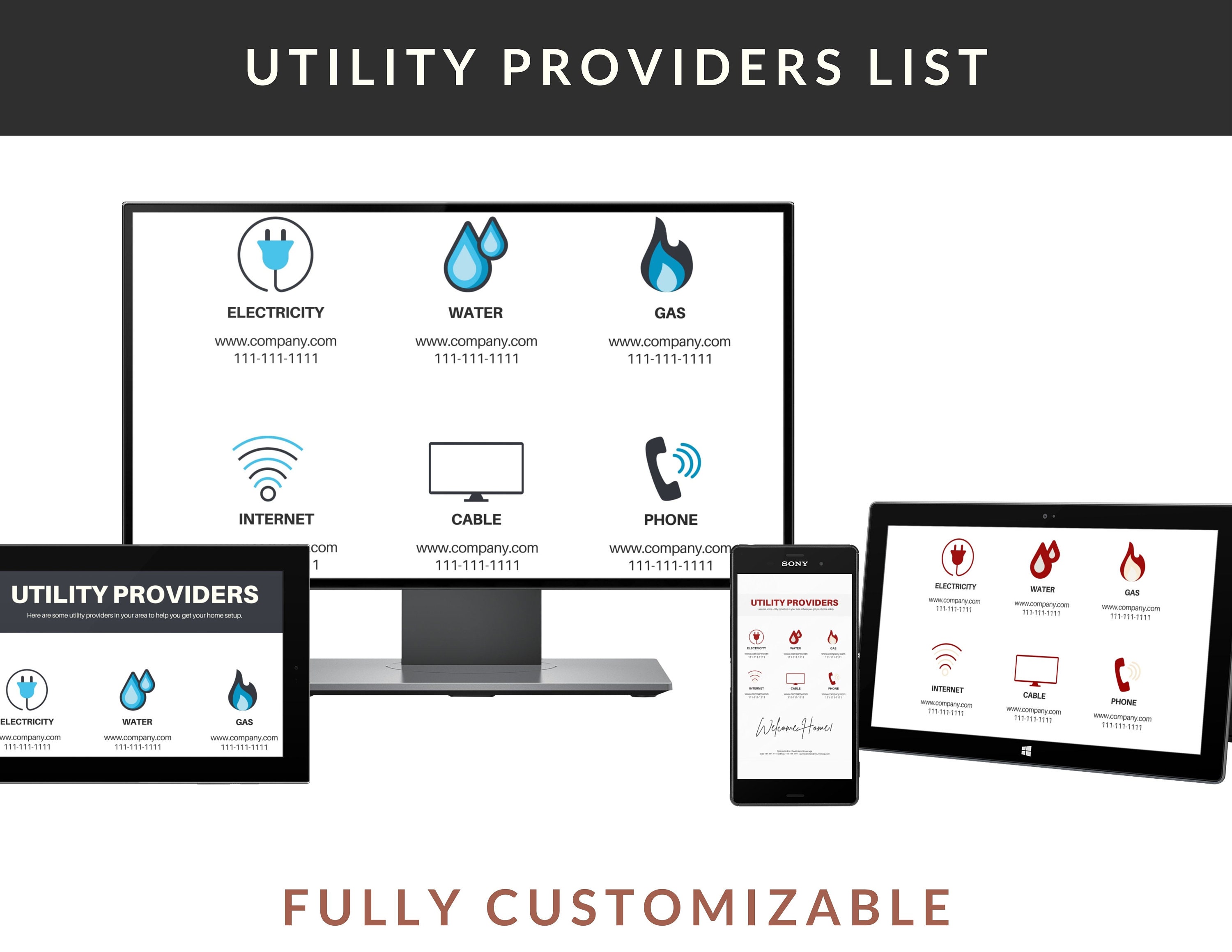 Utility Provider Template Buyer Guide Etsy