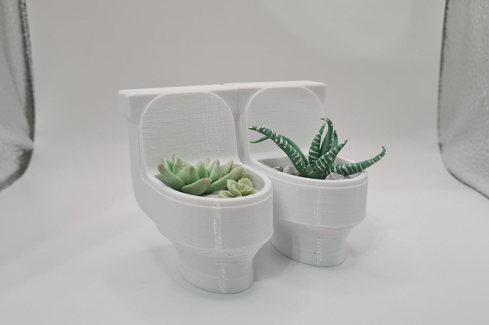 Mini Toilet Bowl Planter 3D Printed. Plant Not Included. Etsy