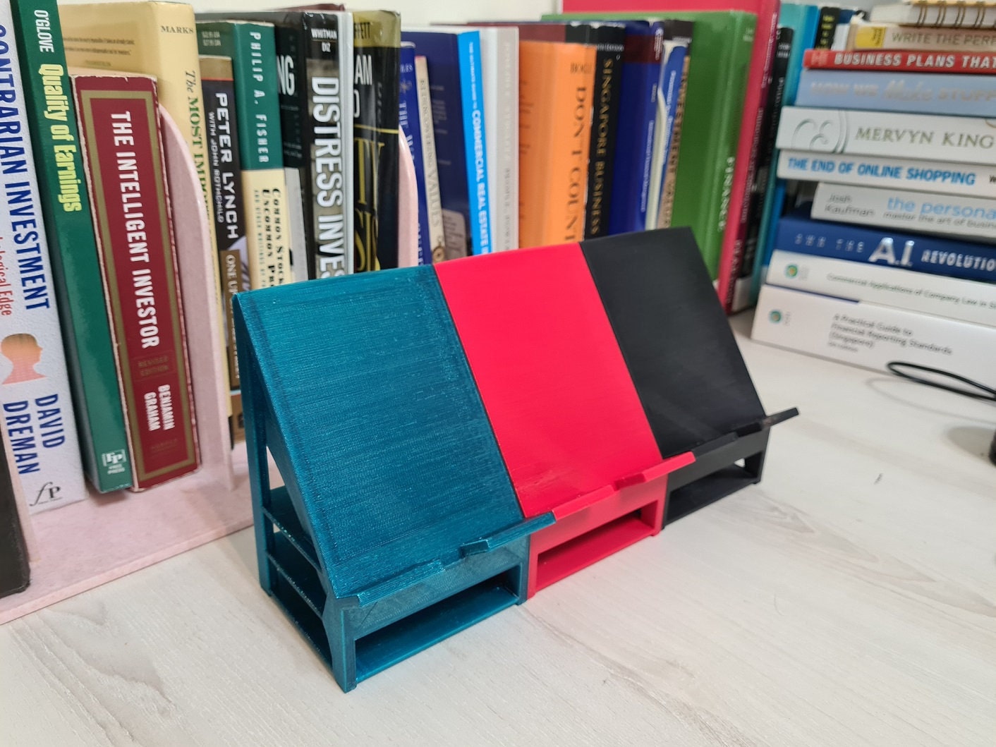 Colorful Multipurpose Phone Stand 3D Printed. A well Etsy Polska
