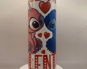 Soyez mon gobelet au point de Saint-Valentin, gobelet à sublimation maigre de 20 oz, gobelet personnalisé, gobelet chaud/froid