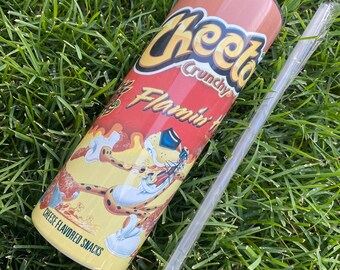 Gobelet de sublimation Cheetos, Drôle, Amant de cheetos, Chips, Gobelet sublimé de 20 oz