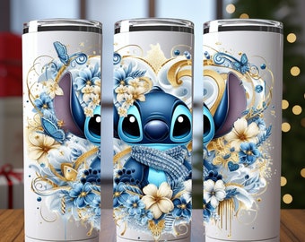 Gobelet personnalisé Stitch Skinny 20oz pour chaud et froid