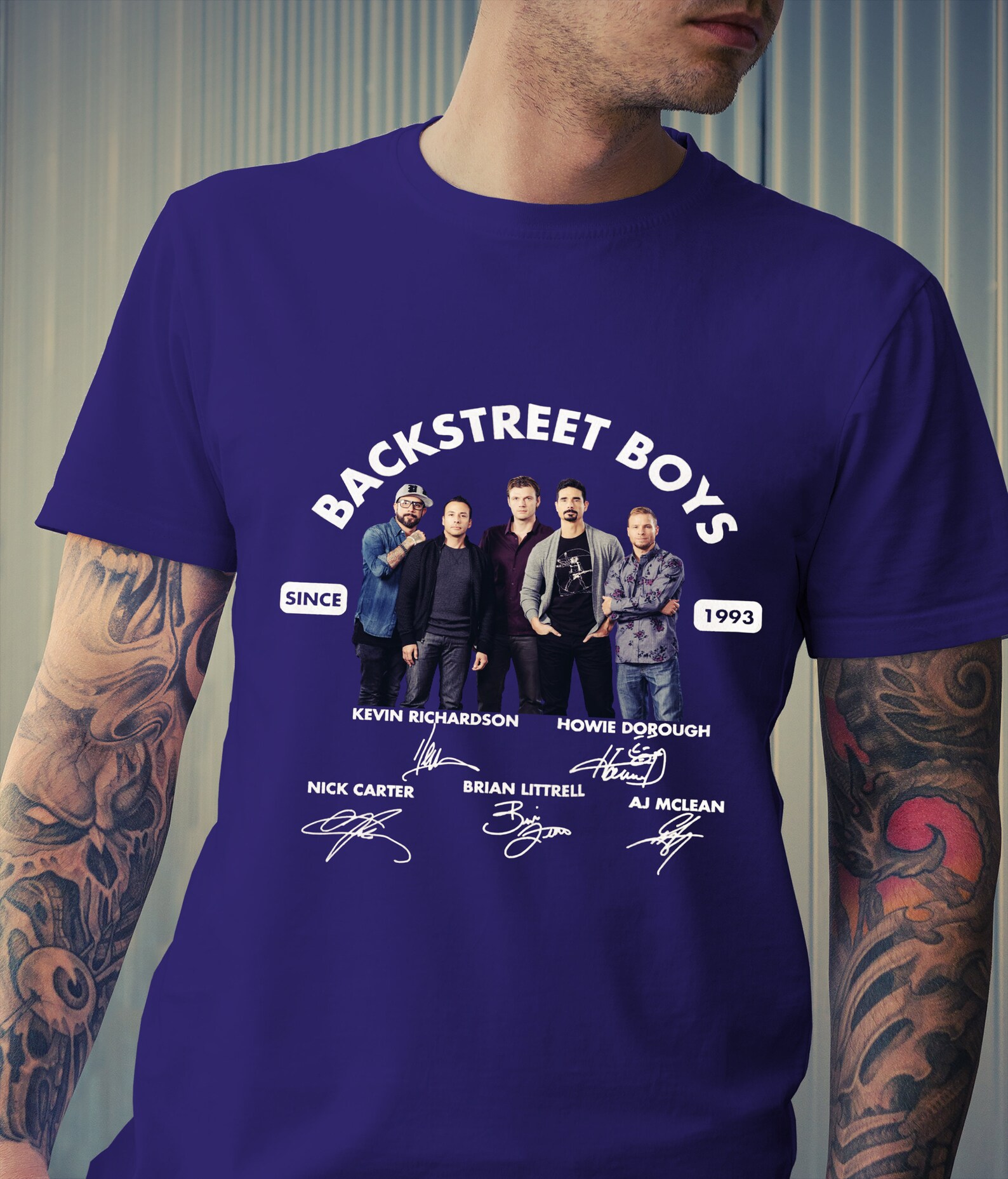 Backstreet Boys Since 1993 Signature TShirt Backstreet Boys Etsy