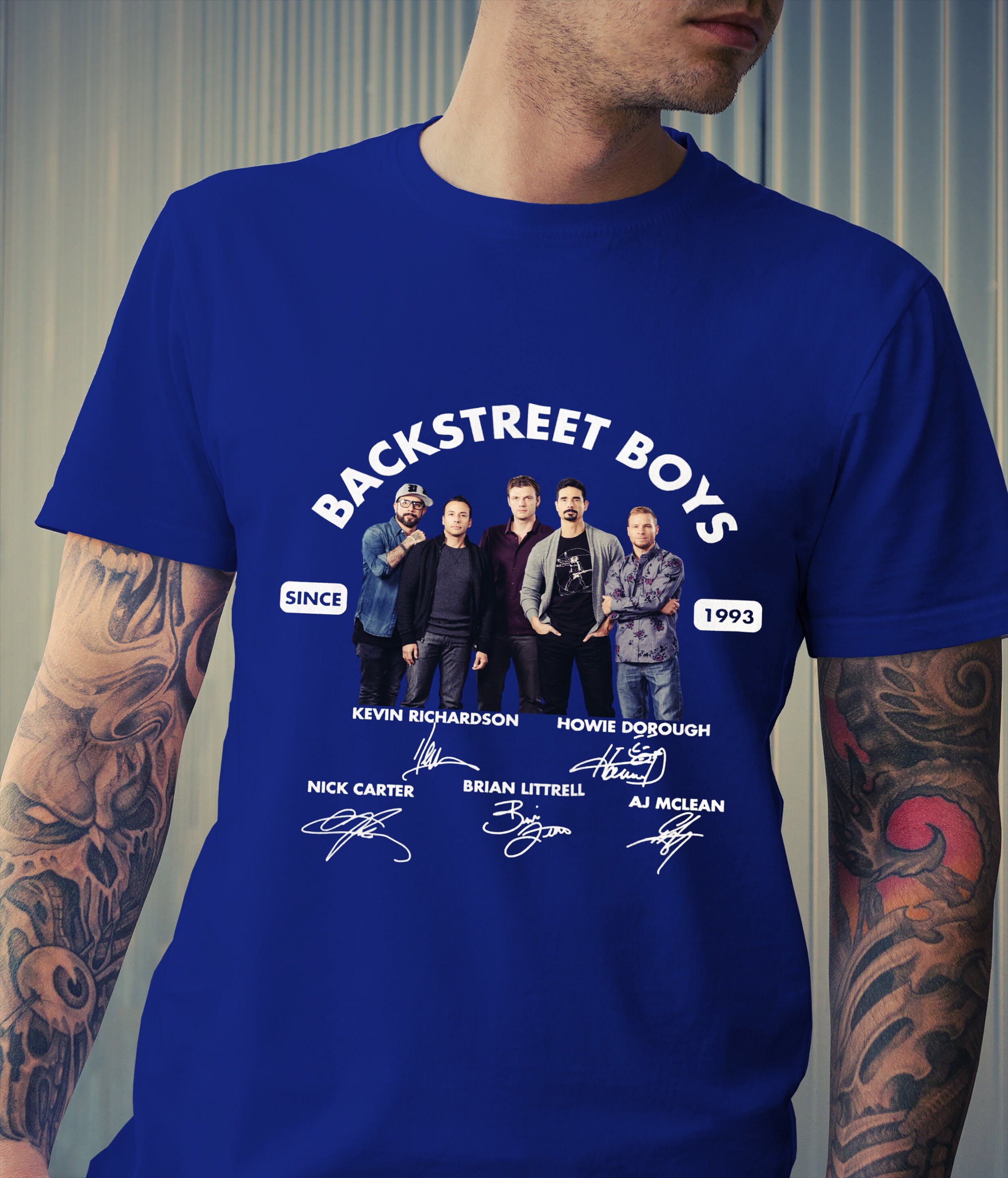 Backstreet Boys Since 1993 Signature TShirt Backstreet Boys Etsy