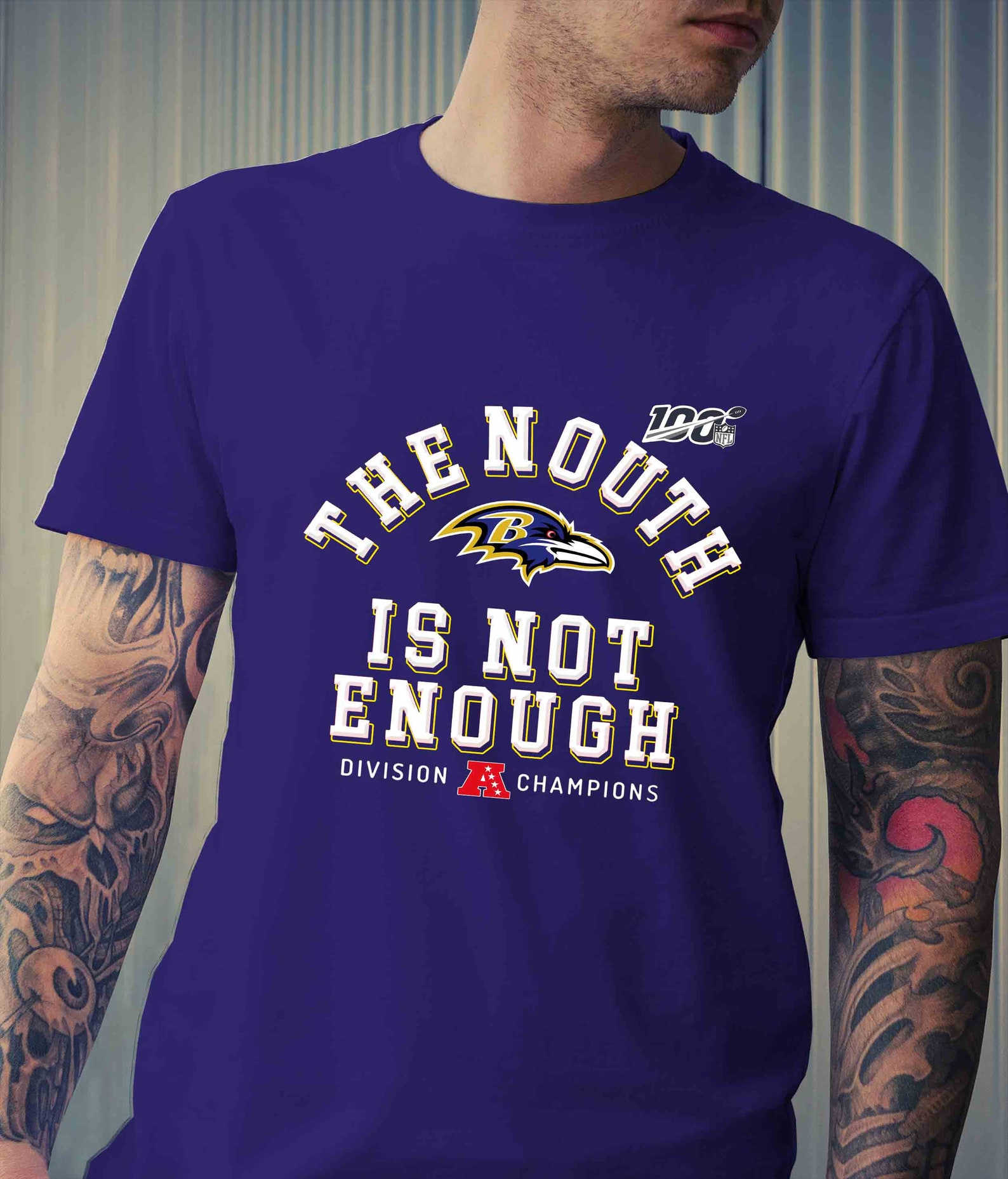 Men's Baltimore Ravens AFC North Division Champions Black Etsy