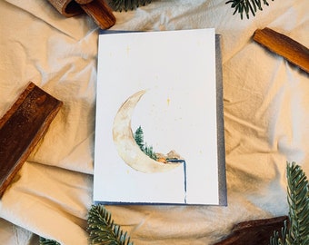 Weihnachtskarten Aquarell Etsy