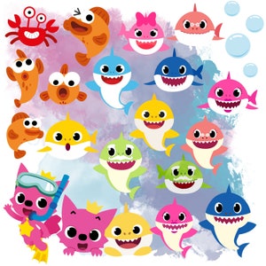 Baby Shark digital file. PNG. Kids. Tumbler designs