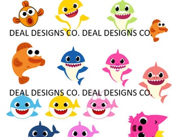 Baby Shark Png Etsy