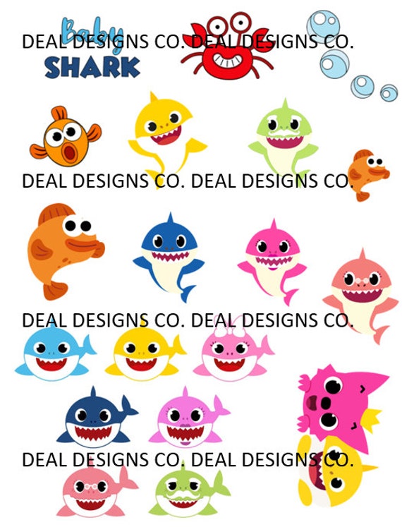 Baby Shark Digital File Png Kids Tumbler Designs Etsy Israel