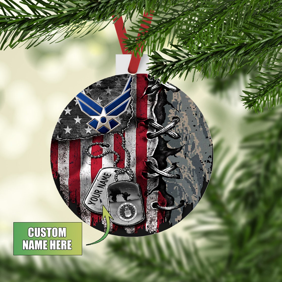 Military Christmas Ornaments 