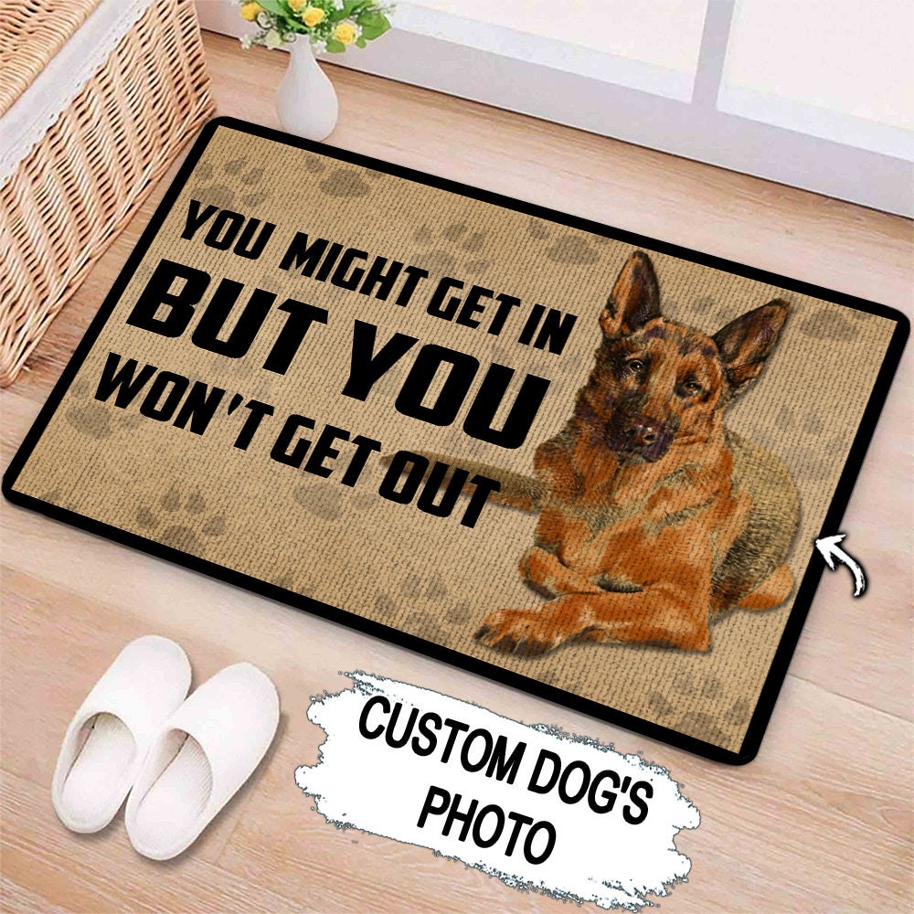 german shepherd doormat