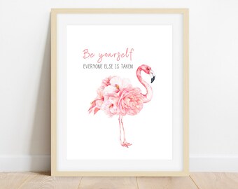 Download Flamingo Quote Etsy