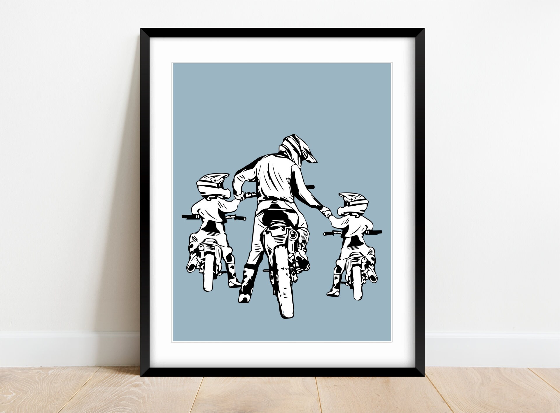 father and son motocross